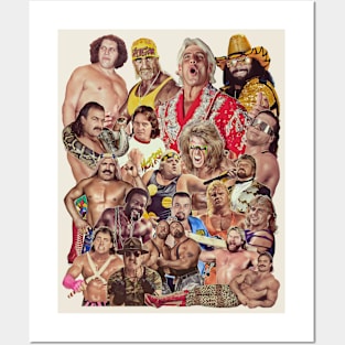 Pro Wrestlers of the 80s Posters and Art